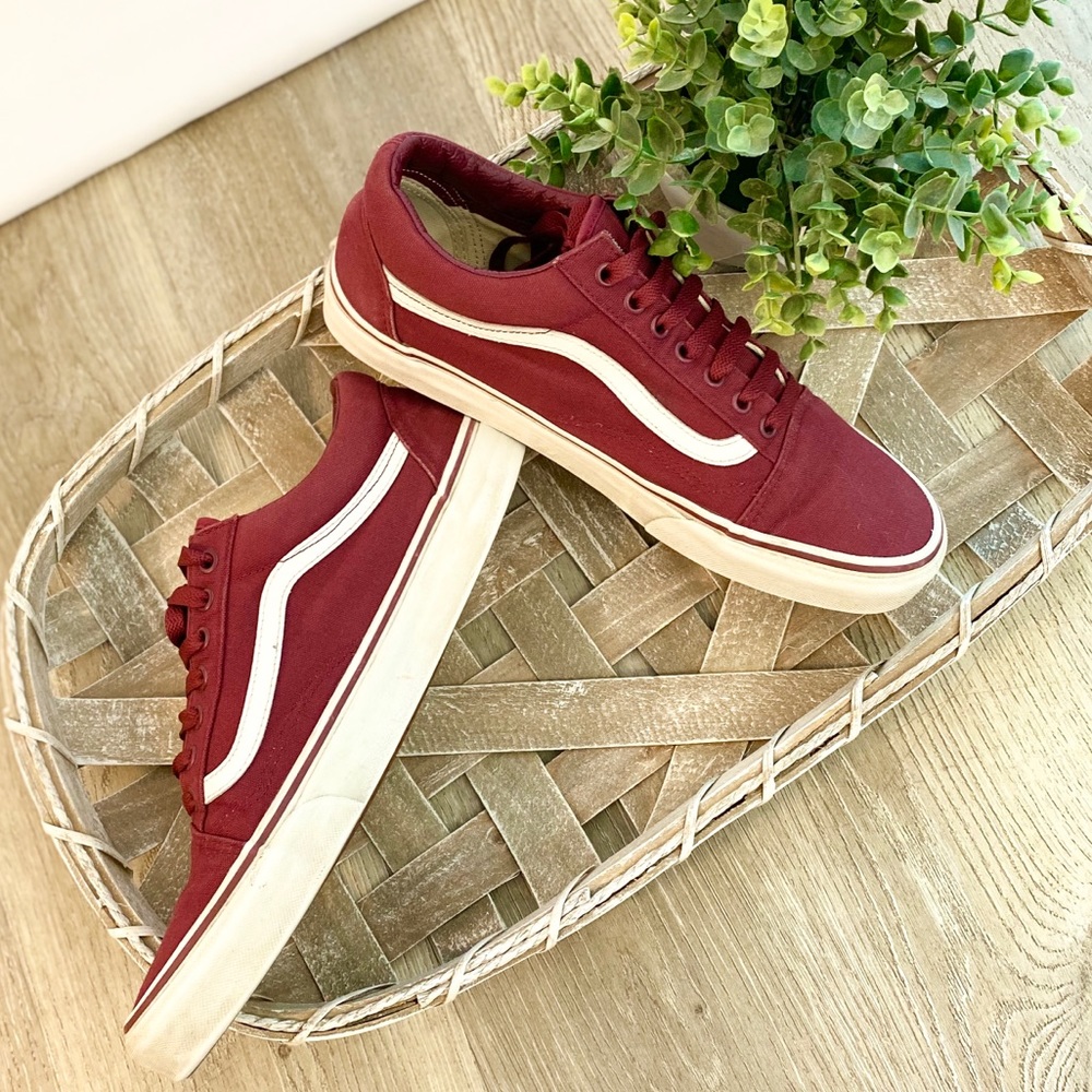 Vans Old Skool Men’s Size 11 Burgundy Red